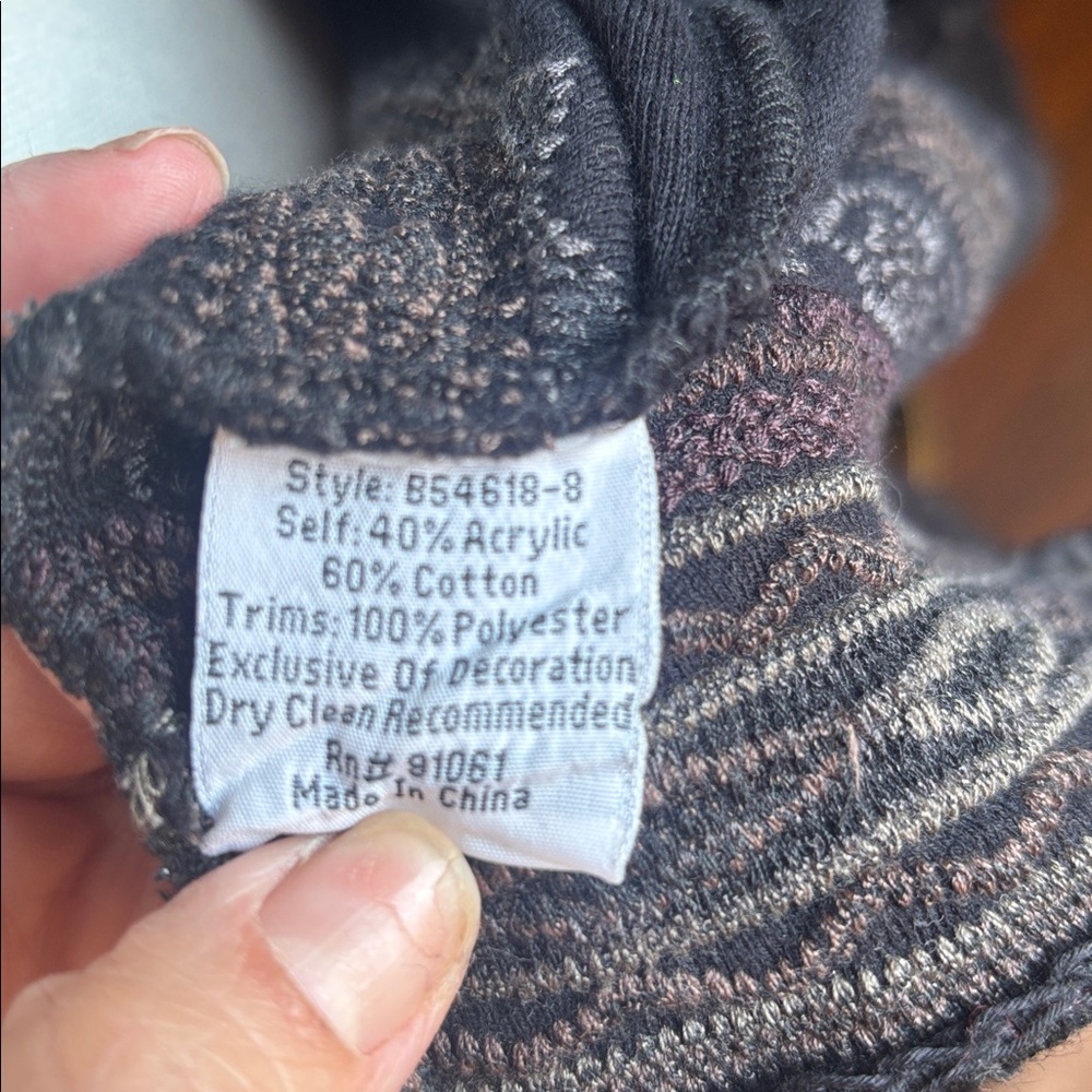 Johnny Was Textured Knit Jacket - Picture 13 of 14
